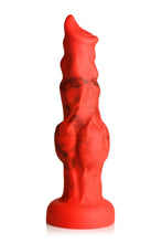 Load image into Gallery viewer, Creature Cocks Fire Hound Silicone Dildo Medium
