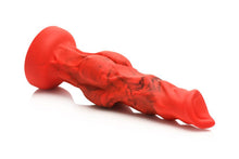 Load image into Gallery viewer, Creature Cocks Fire Hound Silicone Dildo Medium
