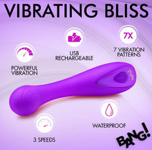 Load image into Gallery viewer, G-spot Silicone Vibrator Purple
