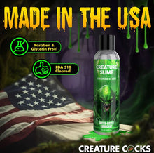 Load image into Gallery viewer, Creature Cocks Creature Slime Water Based Lube 8 Oz
